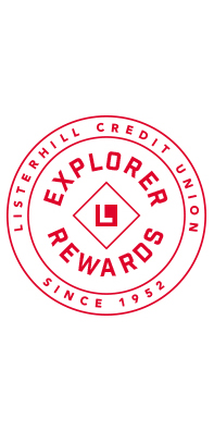 Listerhill Credit Union Explorer Rewards - Logo