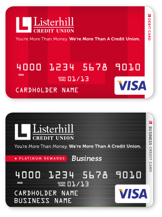 Listerhill Credit Union - Debit and Credit Cards