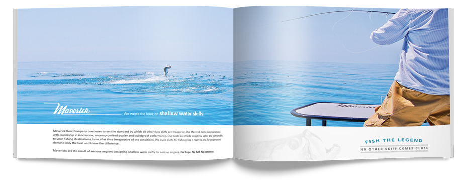 Maverick Boats - New Model Brochure Brand Spread