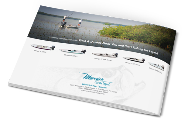 Maverick Boats - New Model Brochure Back Cover