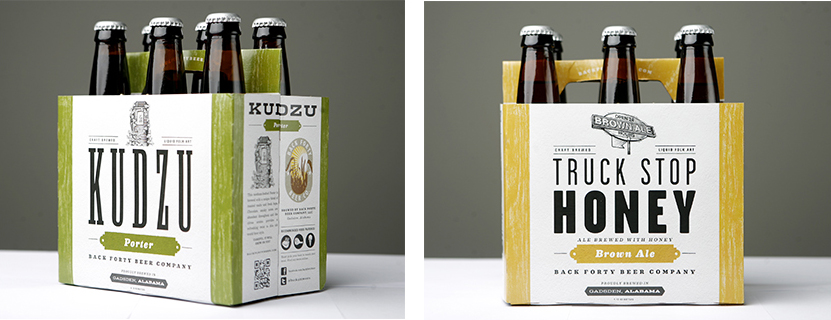 Back Forty Beer Company - Kudzu and Truck Stop Honey - Six Packs