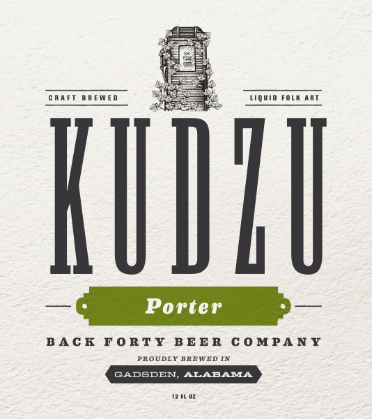 Back Forty Beer Company - Kudzu - Label