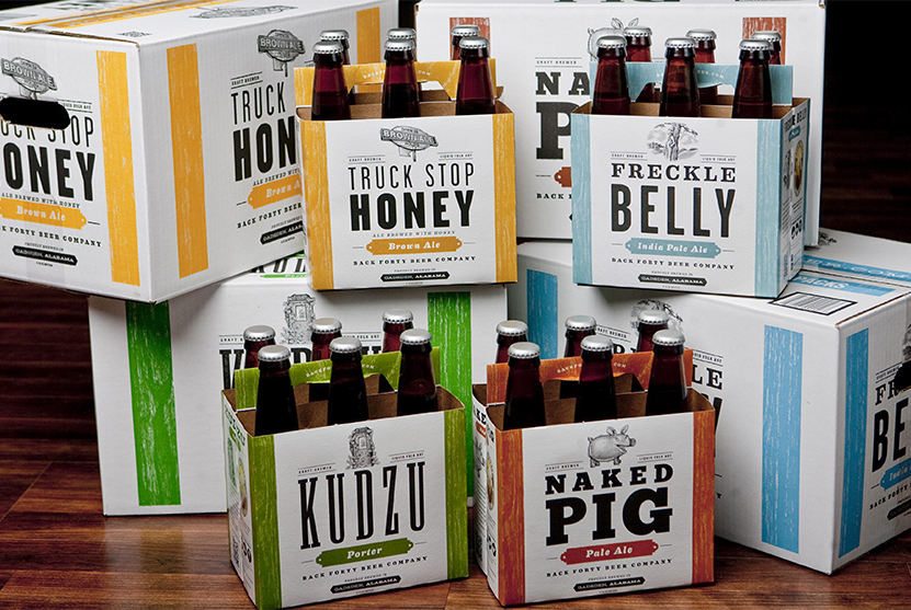 Back Forty Beer Company - Packaging collection